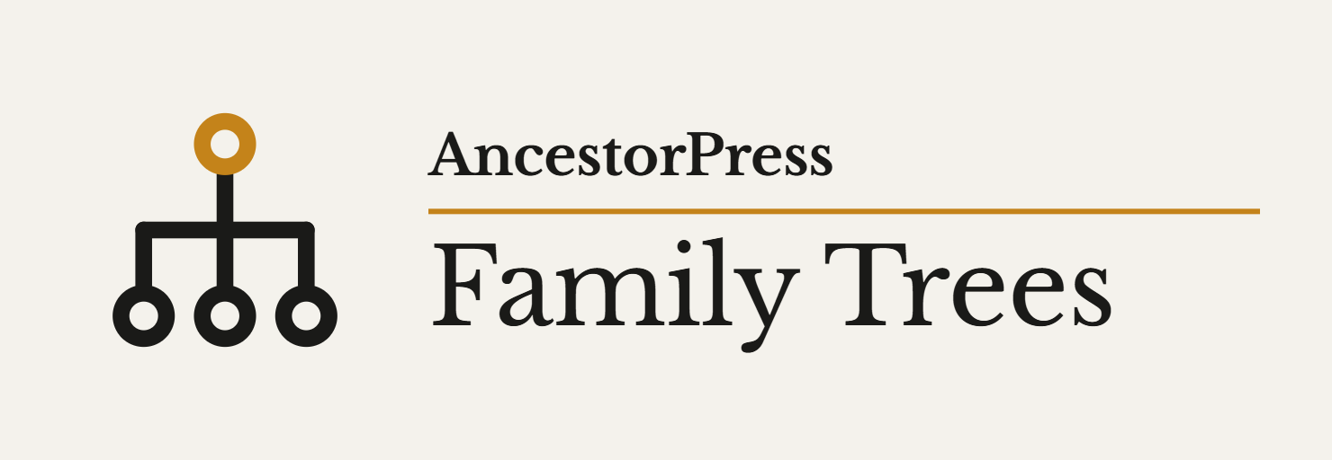 lockup-2x-trees Ancestor Press Family Trees Plugin Header