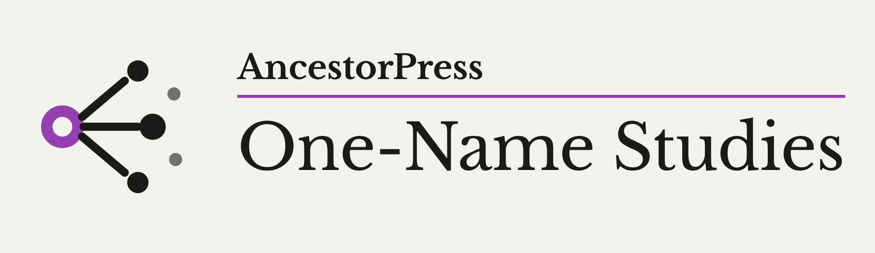 AncestorPress One-Name Studies WordPress Plugin Header